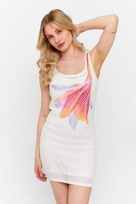 Tally Weijl Mini Häkelkleid - White M Damen