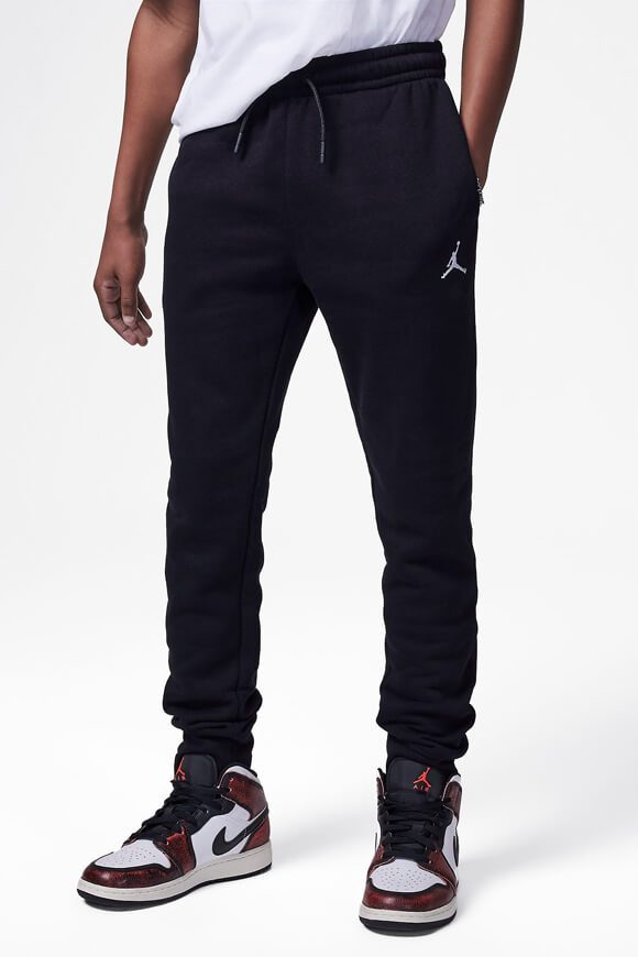 Jordan Brooklyn Fleece Sweathose - Black M Kids