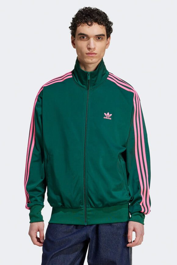Adidas Originals Adicolor Classics Firebird Trainingsjacke - Collegiate Green + Lucid Pink L Herren