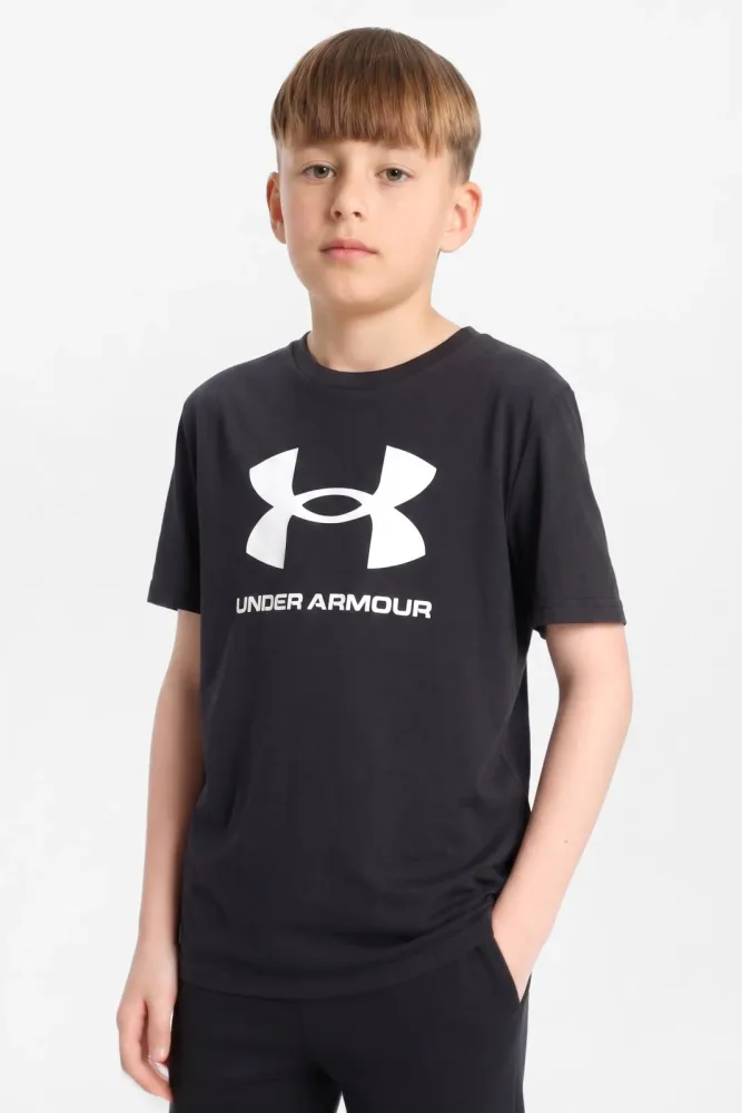 Under Armour T-Shirt - Black M Kids