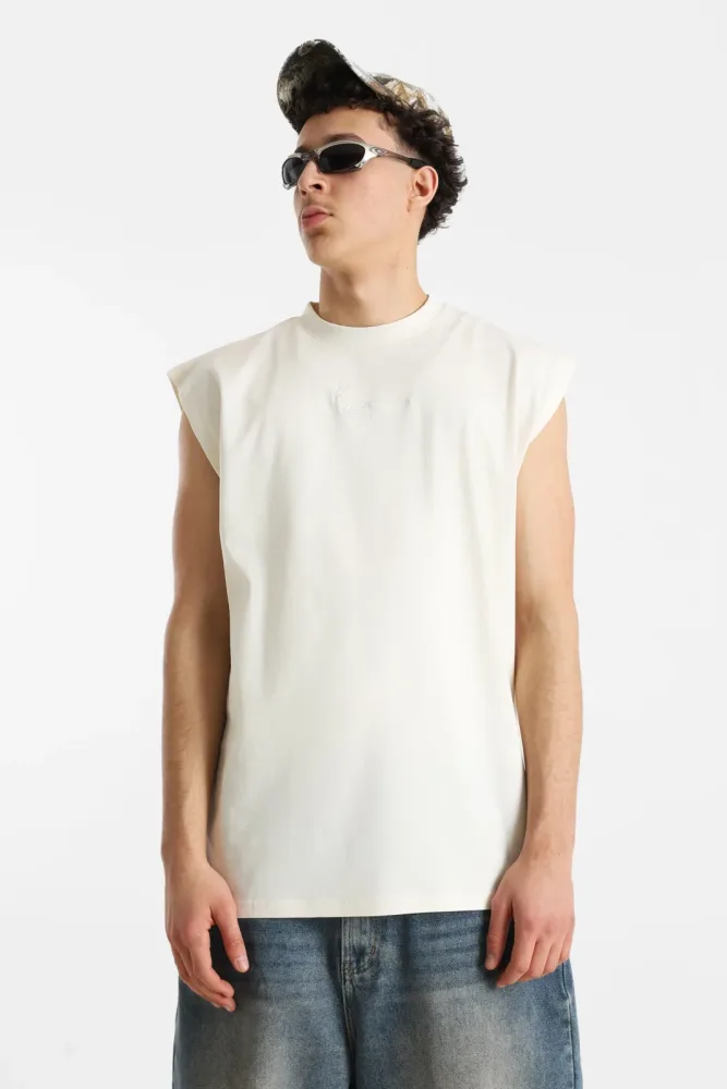 Karl Kani Loose Tanktop - Light Beige S Herren