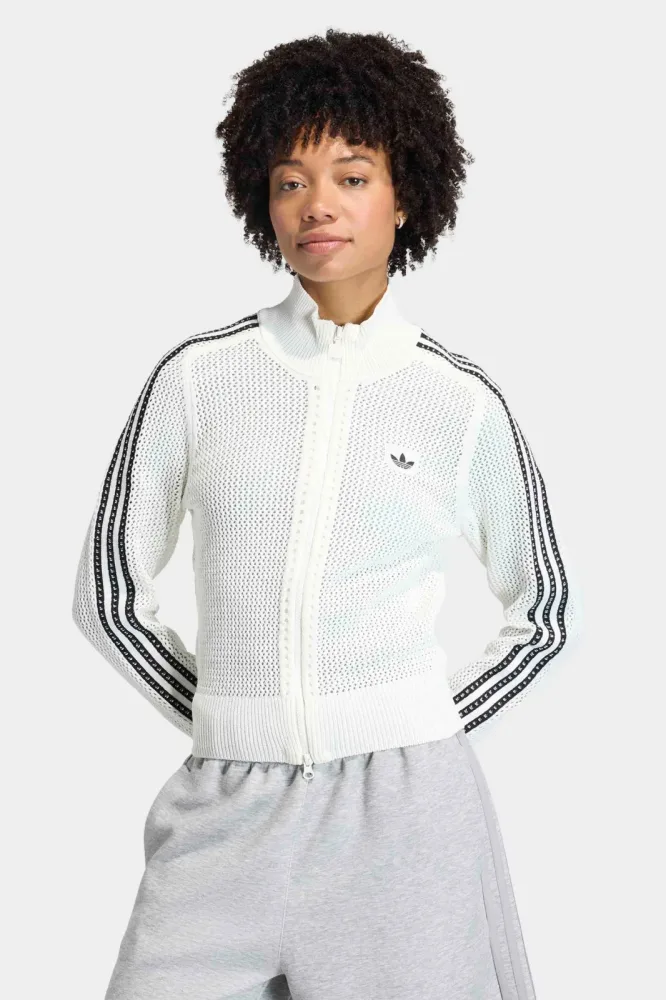 Adidas Originals Häkel Trainingsjacke - Off White S Damen