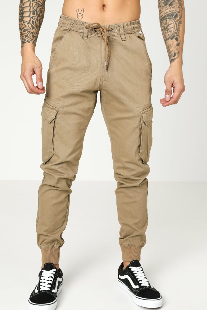 Reell Reflex Rib Cargo Jogger Pant - Dunkel Sand M Herren
