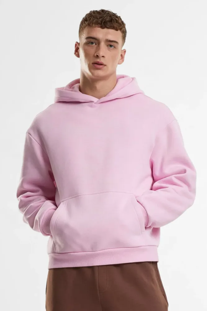 Urban Classics Fluffy Kapuzensweatshirt - Softpink M Herren