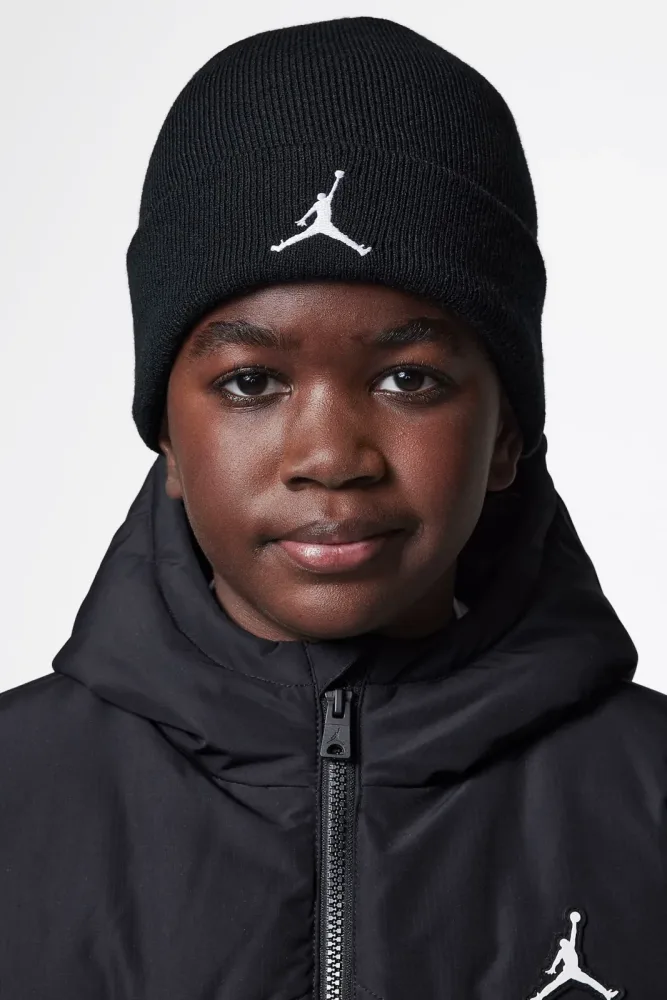 Jordan Set: Beanie und Touchscreen Handschuhe - Black Einheitsgroesse Kids