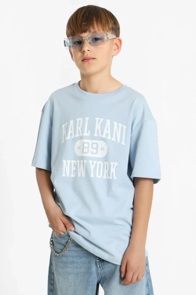 Karl Kani Heritage 89 T-Shirt - Blue 164 Kids
