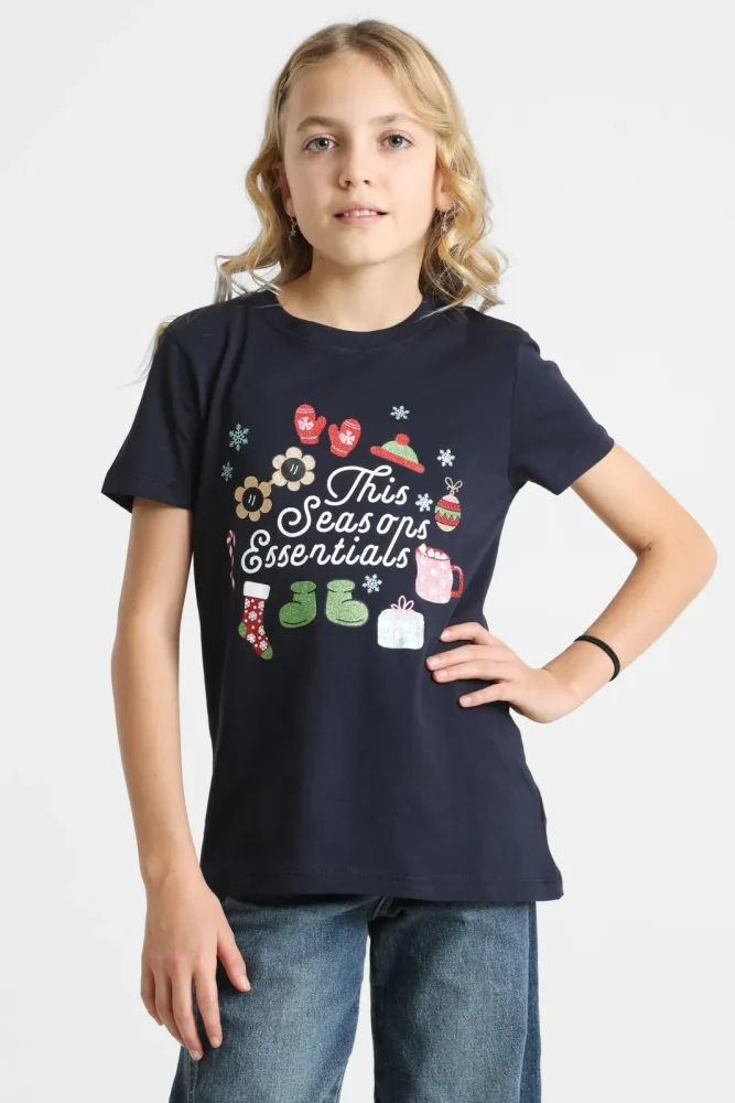 Only KOGROSIE Weihnachts-T-Shirt - Night Sky 158-164 Kids
