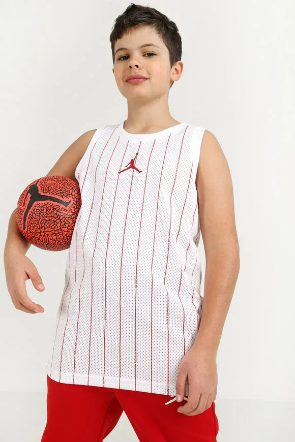 Jordan Air Mesh Tanktop - Weiss M Kids