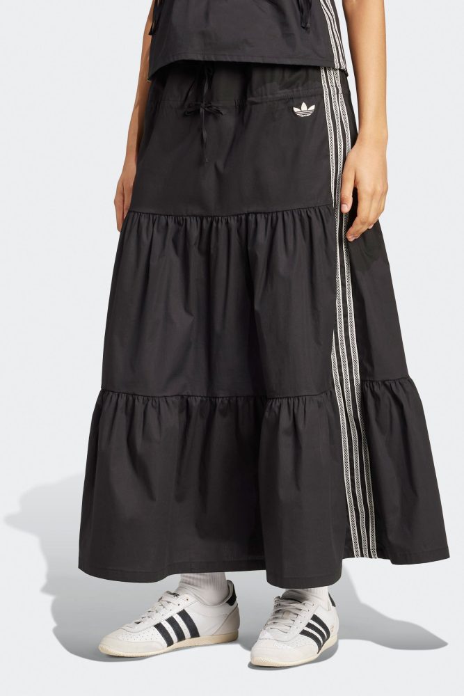 Adidas Originals Summer Glow Maxirock - Black S Damen