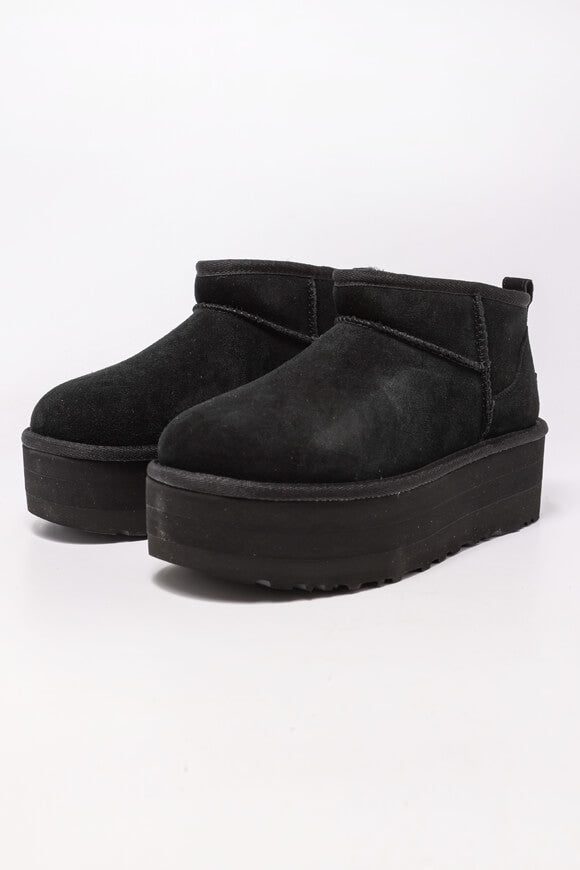 UGG Classic Ultra Mini gefütterte Plateau Stiefelette - Black EU37 Damen