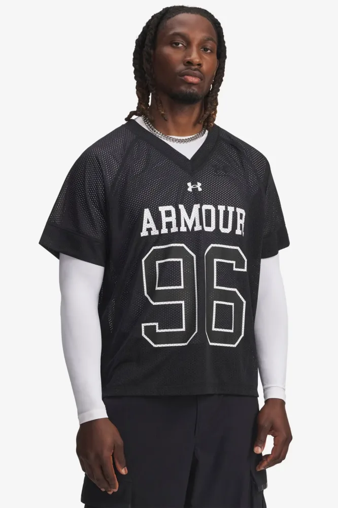 Under Armour Mesh T-Shirt - Black L Herren