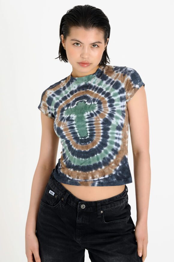 The Ragged Priest Tainted Tie Dye Baby T-Shirt - Mehrfarbig S Damen