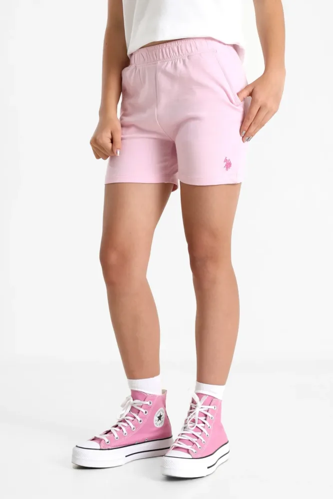 U.S. Polo Assn. Clio Sweatshorts - Pink 12 Kids