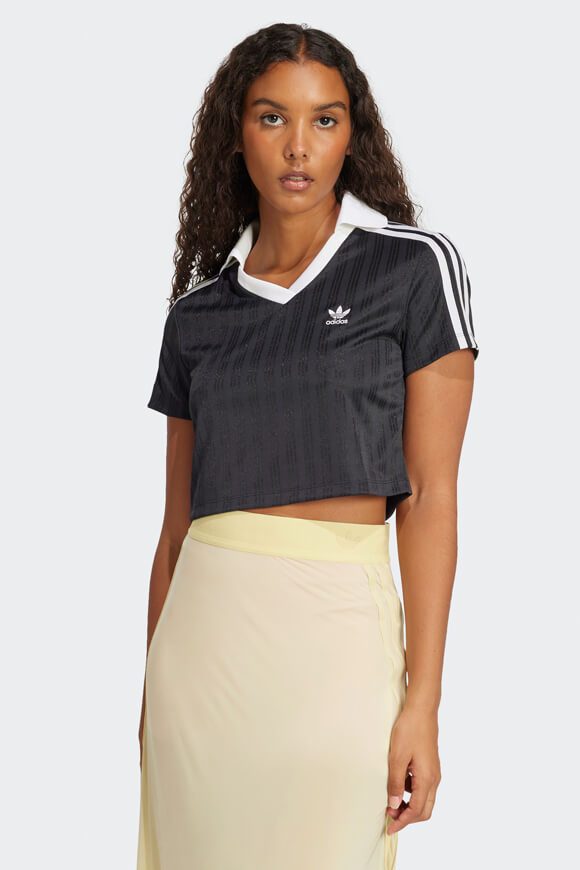 Adidas Originals Crop T-Shirt - Black M Damen