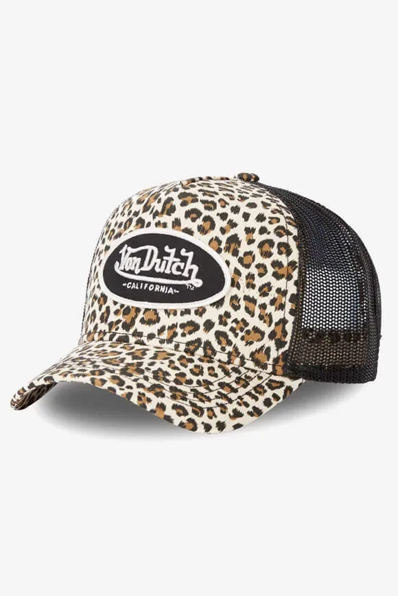 Von Dutch Trucker Cap / Snapback - Leo + Black Einheitsgroesse Damen