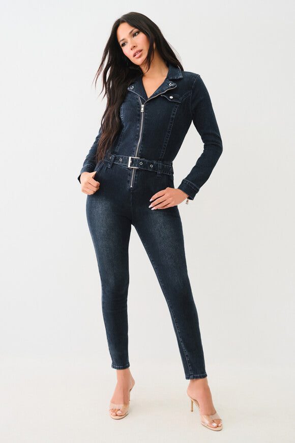 True Religion Langer Jeans Overall - Meissa M Damen