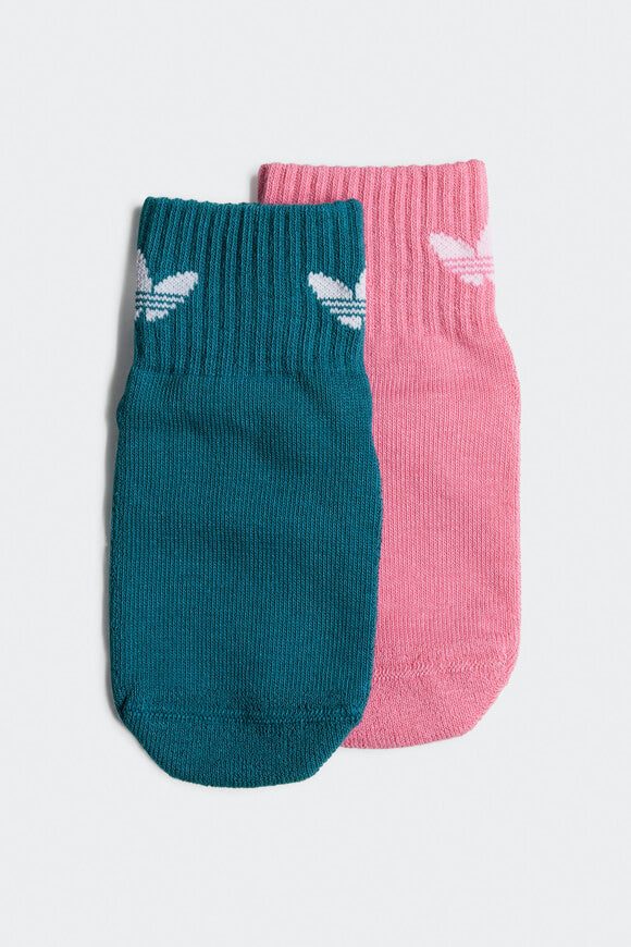 Adidas Originals Anti-Rutsch Doppelpack Socken - Legacy Teal + Rose Tone EU31-33 Kids