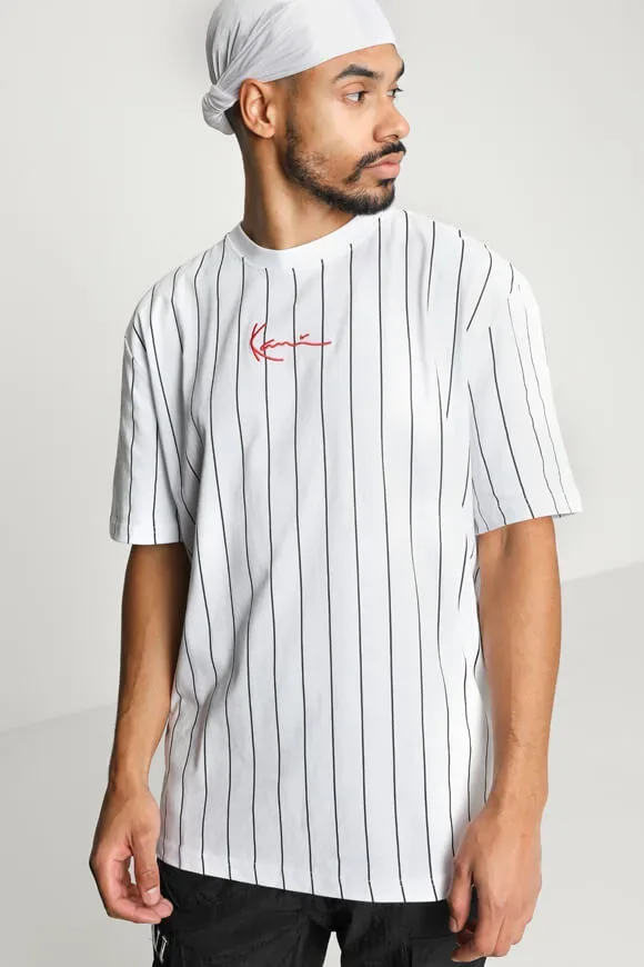 Karl Kani T-Shirt - Weiss + Schwarz XS Herren