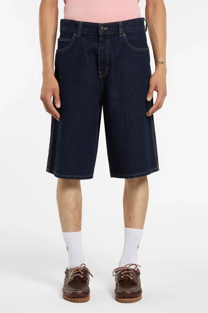 Dickies 958 13-Inch Loose Fit Jeans Bermudashorts - Rinsed 28 Herren