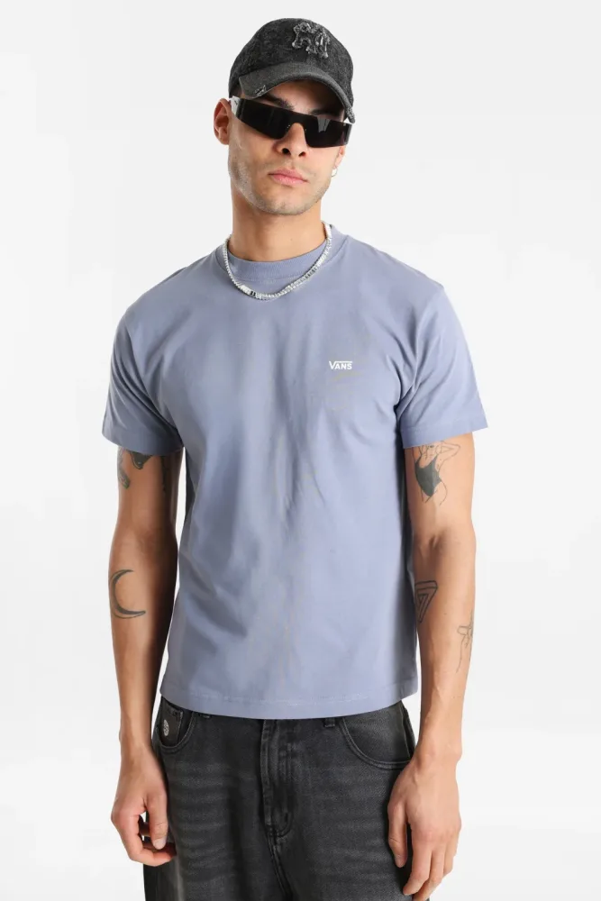 Vans Left Chest T-Shirt - Glacial Slate M Herren