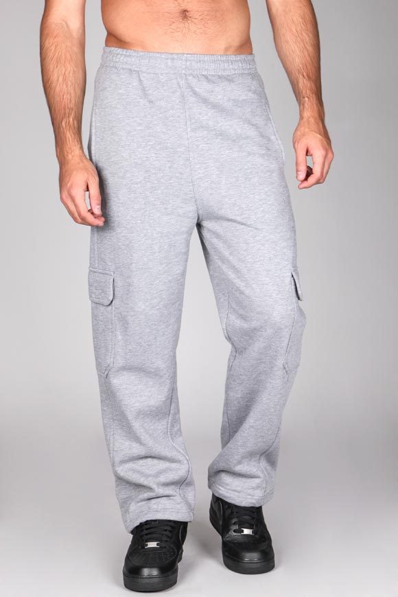 Urban Classics Cargo Sweathose - Grau meliert XL Herren