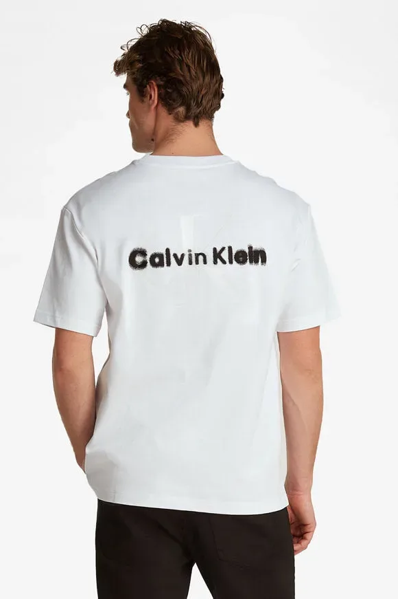 Calvin Klein Jeans T-Shirt - Brilliant White M Herren
