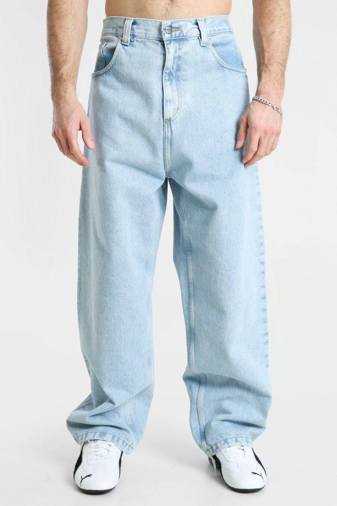 Carhartt WIP Brandon Loose Fit Jeans - Blue Heavy Stone Bleached S Herren