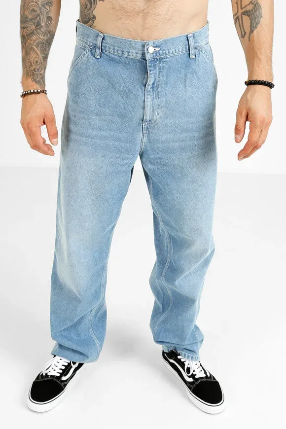 Carhartt WIP Relaxed Straight Fit Jeans L32 - Hellblau 30/32 Herren