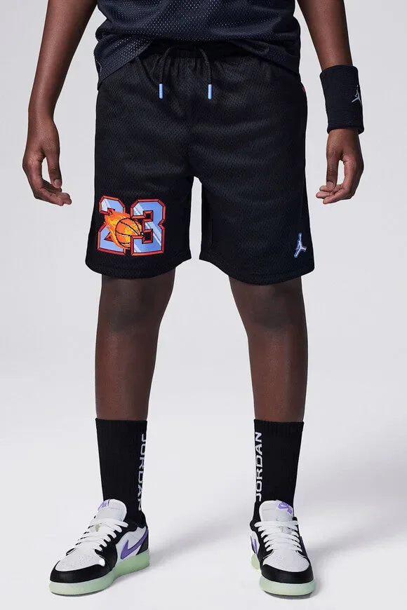 Jordan Air Mesh Shorts - Black L Kids