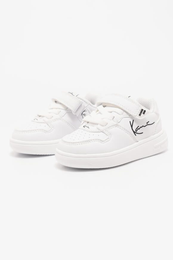 Karl Kani 89 Logo Baby Sneaker - White + Black EU21