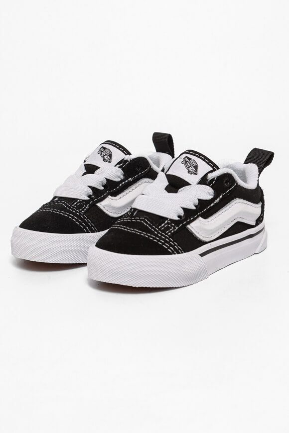 Vans Knu Skool Elastic Lace Baby Sneaker - Black + True White EU17