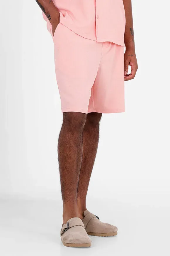 Sixth June Shorts aus Kreppstoff - Salmon L Herren