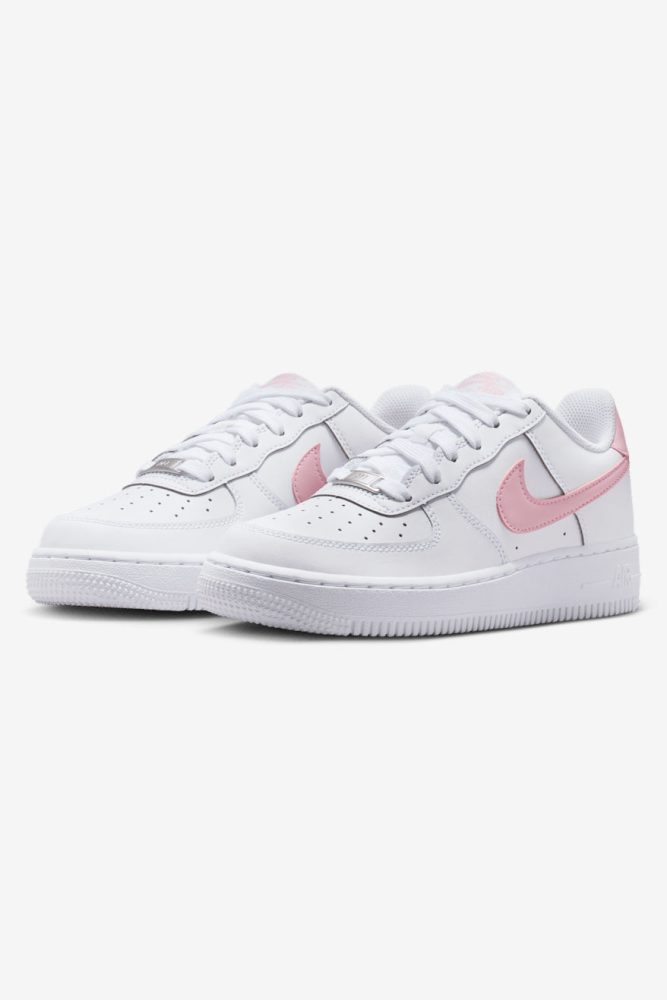 Nike Air Force 1 Sneaker - White + Medium Soft Pink EU37.5 Kids