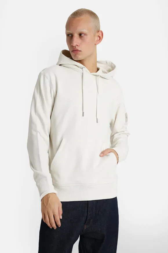 Calvin Klein Jeans Badge Kapuzensweatshirt - Ivory S Herren