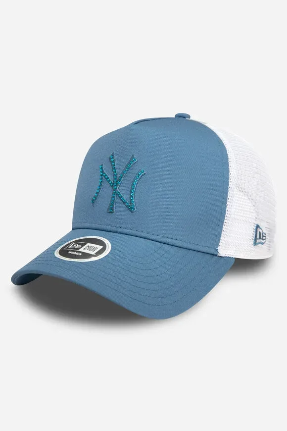 New Era Trucker Cap / Snapback - Blue + White Einheitsgroesse Damen