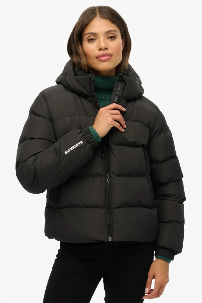 Superdry Pufferjacke - Black M Damen