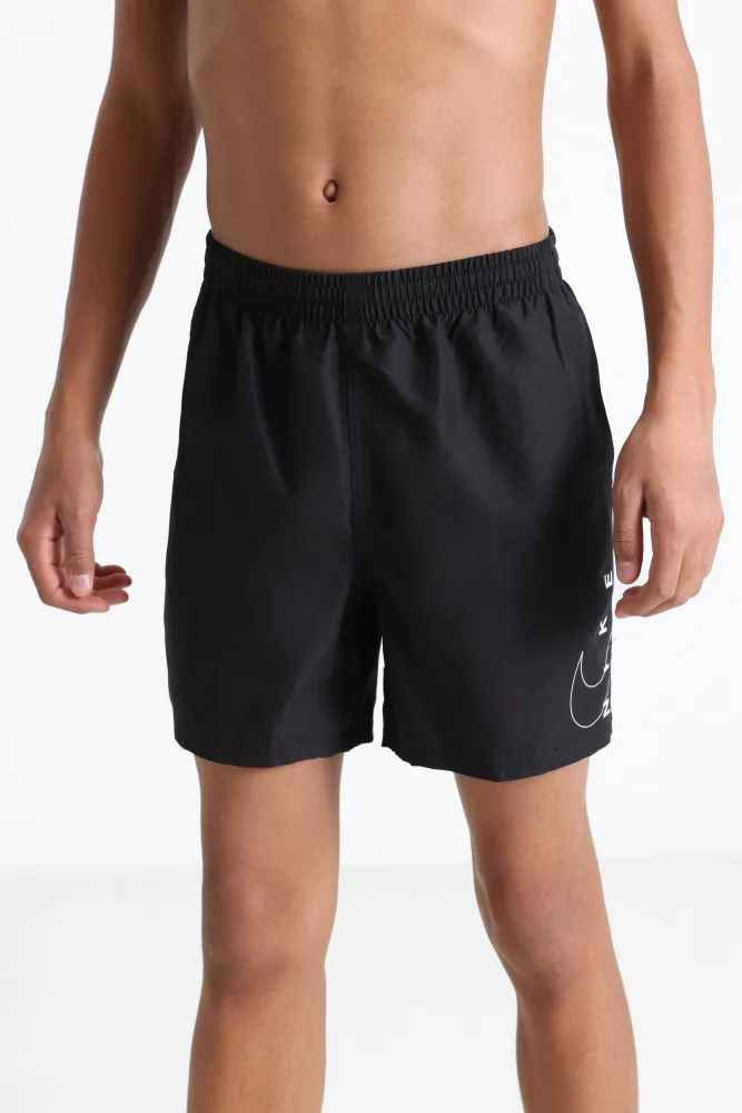 Nike Badeshorts - Black L Kids