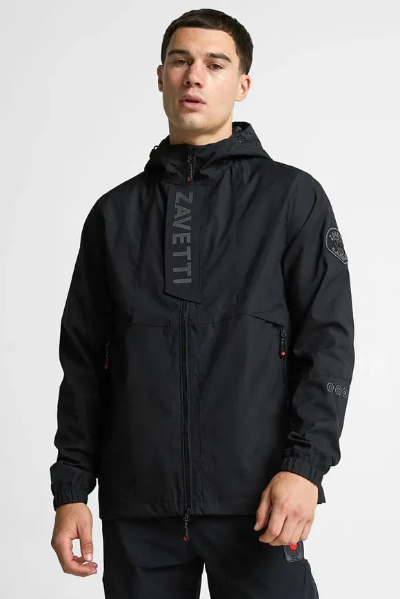 Zavetti Canada Bennaro Windbreaker - Jet Black L Herren