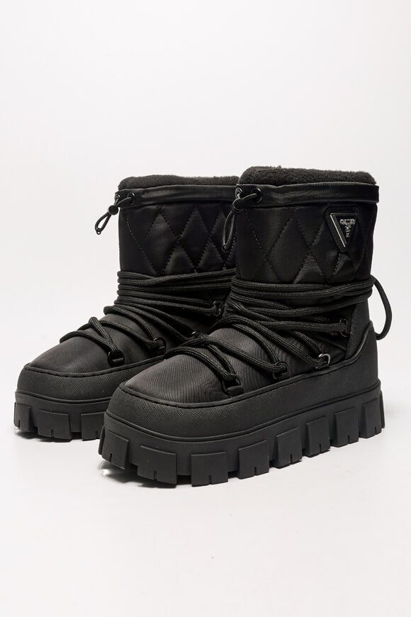 Guess Uniques Plateau Winterstiefelette - Black EU37 Damen