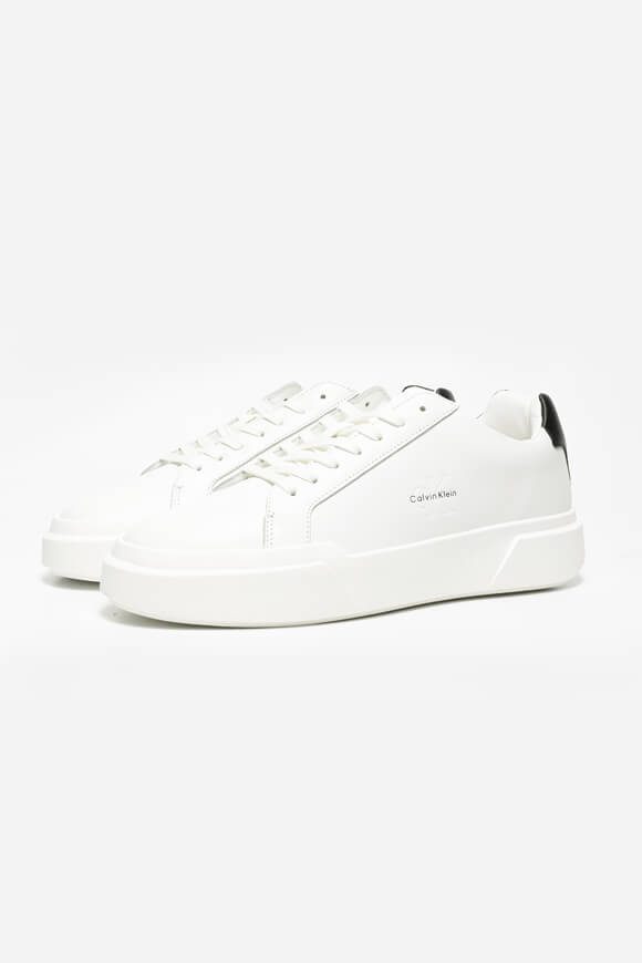 Calvin Klein Sneaker - Bright White + Black EU40 Herren