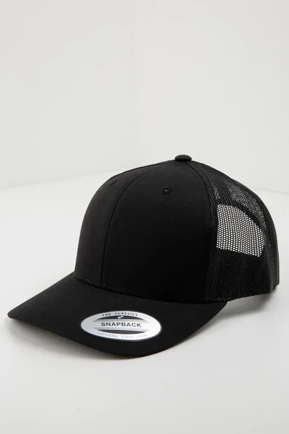 Yupoong Trucker Cap / Snapback - Black Einheitsgroesse Herren