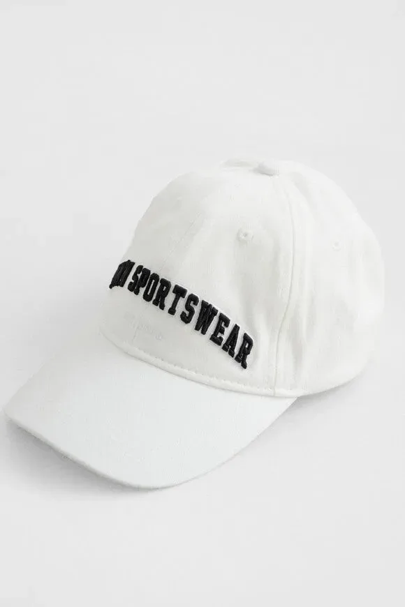 Aimn Varsity Strapback Cap - Offwhite Einheitsgroesse Damen
