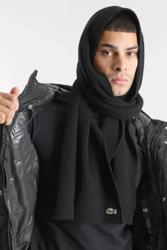 Lacoste - Schal, für Herren, Black, Größe Onesize