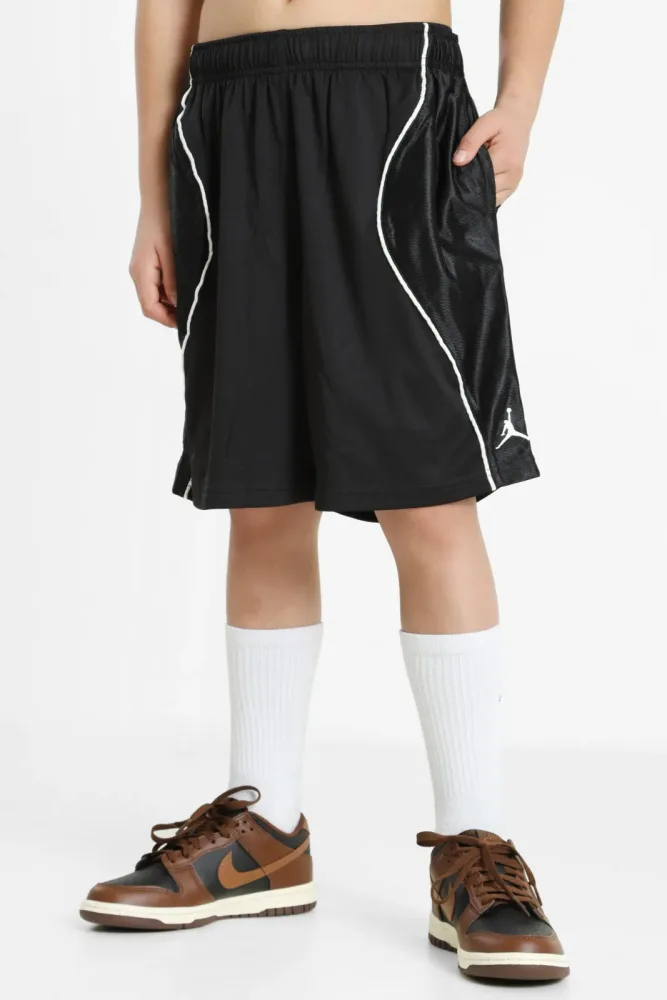 Jordan Trainingsshorts - Black + Sail S Kids
