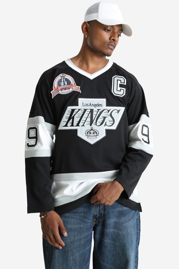 Mitchell & Ness Strukturiertes Langarmshirt - Black L Herren
