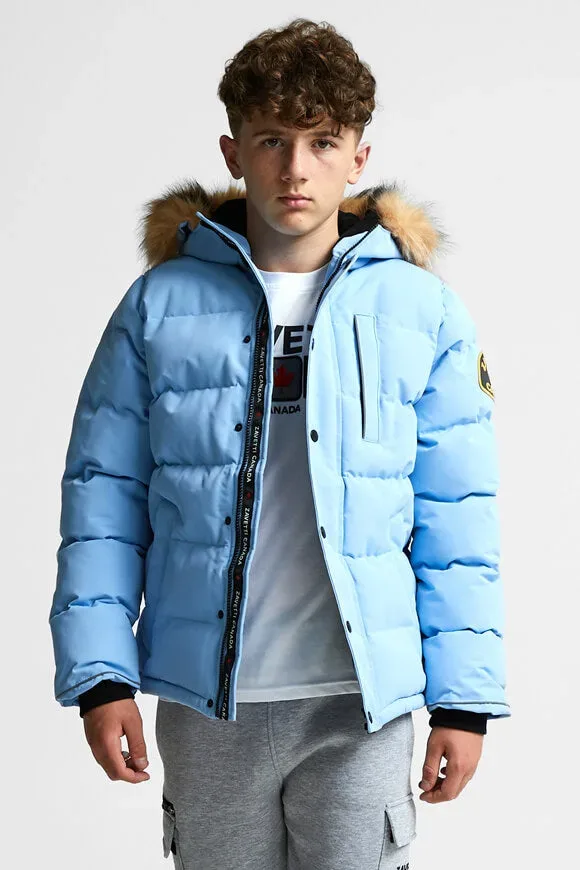 Zavetti Canada Oshawa 3.0 Puffer Parka - Placid Blue L Kids