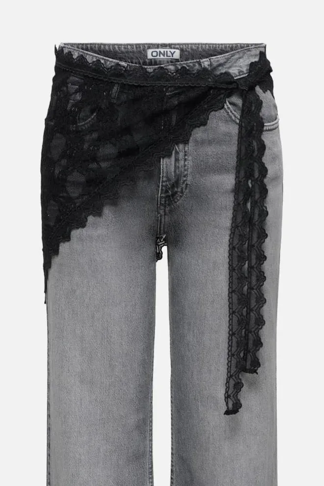 Only ONLSOF Spitzentuch / Foulard - Black Einheitsgroesse Damen