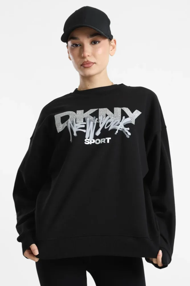 DKNY Sweatshirt - Black S Damen