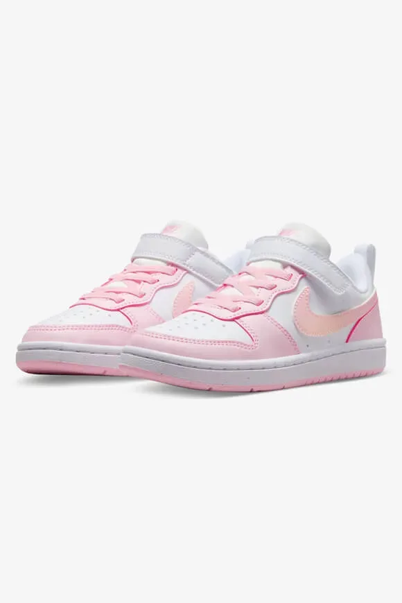 Nike - Court Borough Low Recraft, Court Borough Low Recraft Klettverschluss Sneaker, 30, Rosa