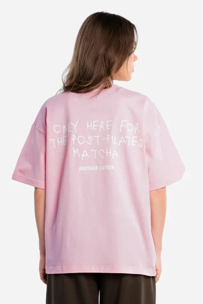 Another Cotton Oversize T-Shirt - Light Pink M Damen